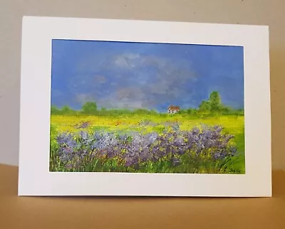 £7.99 • Buy Unique Hand Painted . Greetings/occasions/Easter /Birthday Card , Flowers. 
