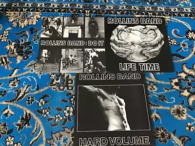 Rollins Band Lifetime Do It Hard Volume Vinyl Record Lot • $72
