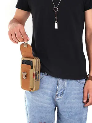 Cell Phone Belt Strap Pack Bag Waist Pouch Mobile Carrying Case • $11.67