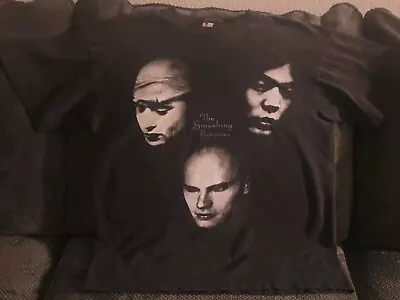 SMASHING PUMPKINS Adore Tour Shirt 1998 Trio Faces Large Two-Sided Vintage RARE • $300