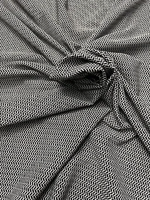 4 Metre Good Quality Double Knit Jersey Jacquard Stretch Dress Fabric Cheapest • £13.65