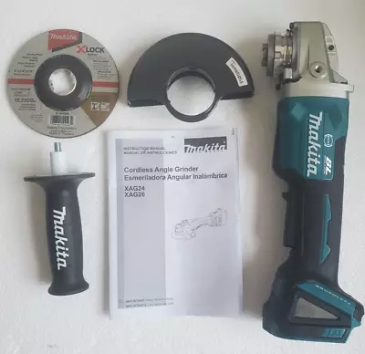 Makita XAG26Z 18V LXT Brushless 4-1/2”/5  PaddleSwitch X-LOCK Angle Grinder • $125.99