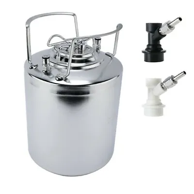 2.6 Gallon Double Ball Lock Post Corny Keg With 2 Quick Disconnect Set • $119.99