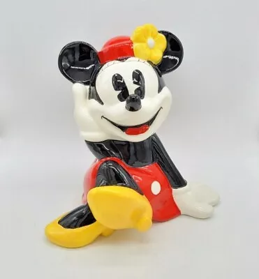 Walt Disney's Minnie Mouse Cookie Jar By Treasure Craft Vintage EUC • $74.24