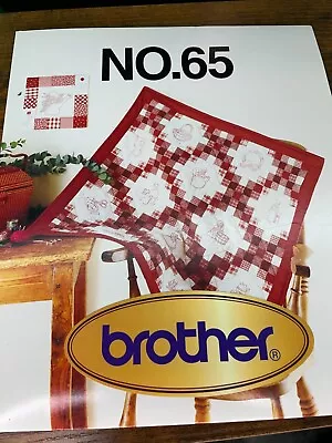 Bernina Brother Baby Lock Embroidery Card No. 65 Quilt Designs • $29.99