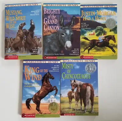 Marguerite Henry Paperback Book Lot Of 5 - Misty Of Chincoteague • $12.95