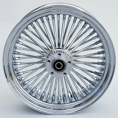 Chrome Ultima 48 King Spoke 17  X 6  Rear Wheel For Harley & Custom Models • $334.39