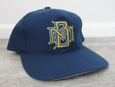 Milwaukee Brewers Vintage Plain Logo Snapback Hat MLB Twins Ent Adjustable Blue • $24.99