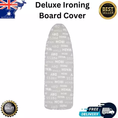 $12.99 • Buy Deluxe Ironing Board Cover Padded Thick Felt Cotton Fitted Ultra Thick Cover AU