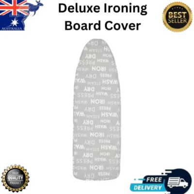 $12.99 • Buy Deluxe Ironing Board Cover Padded Thick Felt Cotton Fitted Ultra Thick Cover AU