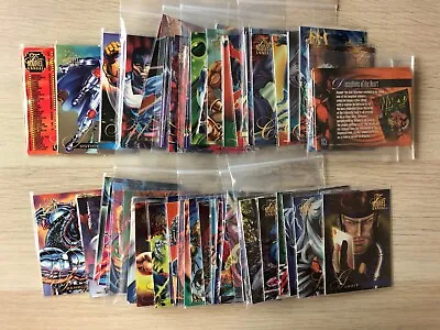 Flair '95 Marvel Annual Trading Cards Base Set Single Cards By Fleer 1995 Marvel • £1.49