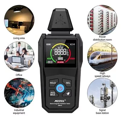 Detector Electromagnetic Field Meter Electromagnetic Radiation Tester EMF Meter • $60.42