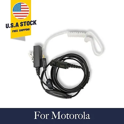 Acoustic Tube PTT Earpiece (2-Wire) For Motorola Radios XPR3300e XPR3500 MTP3550 • $25.19