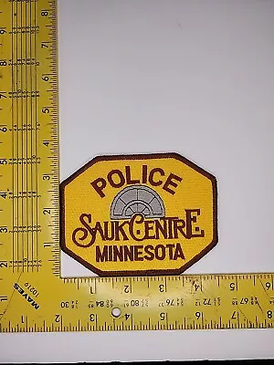 Sauk Centre Minnesota Police Patch • $3.50
