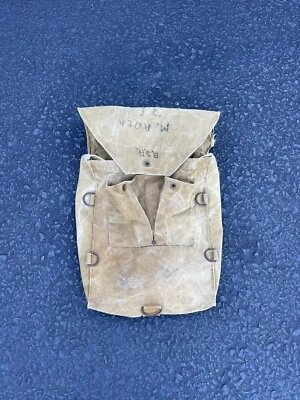 $12.95 • Buy Vintage Tan Canvas Backpack - Roughly 17” X 12”
