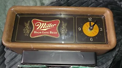 Vintage Miller Bar Clock High Life Beer Starburst • $79