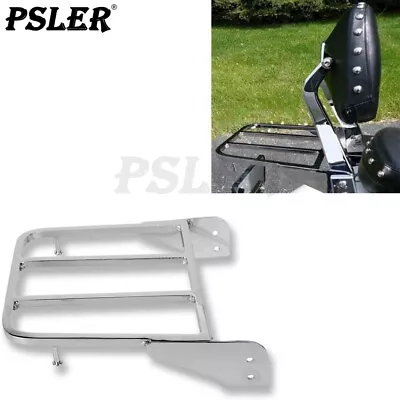 Sissy Bar Rear Luggage Rack For Suzuki Boulevard M50 C50 Intruder VL800 Chrome • $36.79