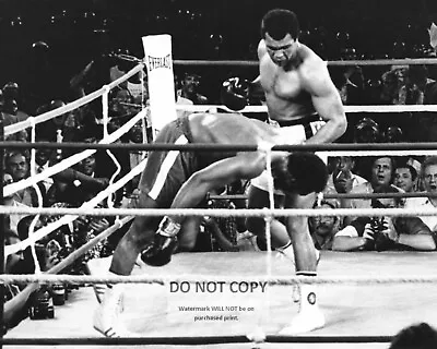 Muhammad Ali Knocks Out George Foreman In Zaire In 1974  - 8x10 Photo (ww073) • $8.87