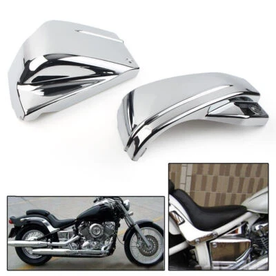$44.24 • Buy Chrome Side Battery Cover Fit Yamaha V-Star DragStar 650 XVS650A Custom Classic