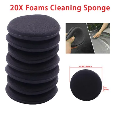 20Pcs Car Microfiber Polishing Pads Wax Buffing Applicator Foam Sponge Cleaning • $7.59