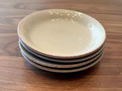 4 VIETRI Cucina Fresca TAUPE Salad Plates 7 5/8  RARE HTF - Replacement $100/ea • $165