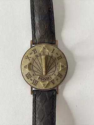 Vintage Fossil Sundial Watch Limited Edition 1980s • $40