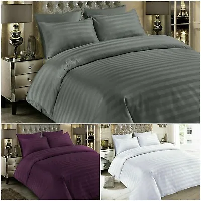 Luxury 600tc Duvet Cover Set 100% Egyptian Cotton Bedding Double Super King Size • £36.99