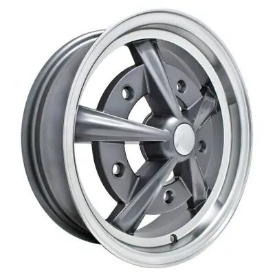 $207.95 • Buy 15  X 5  Vw Bug 5 Lug Anthracite Raider Wheel Includes Cap-Valve Stem