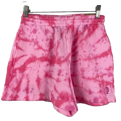 Victoria's Secret PINK High Waist Campus Shorts Size S Tie Dye Drawstring NEW • $18.90