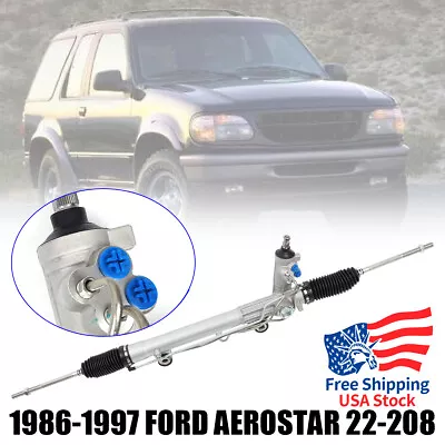 Hydraulic Power Steering Rack And Pinion 1986-1997 For Ford Aerostar E89Z3L547A • $159.99