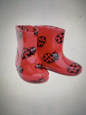 £5.50 • Buy Kids Wellies Wellington Boots Ladybird Or Bee Infant See Description For Sizes