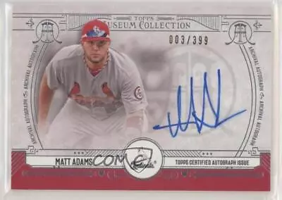 2015 Topps Museum Collection Archival Auto /399 Matt Adams #AA-MAD Auto • $5.14