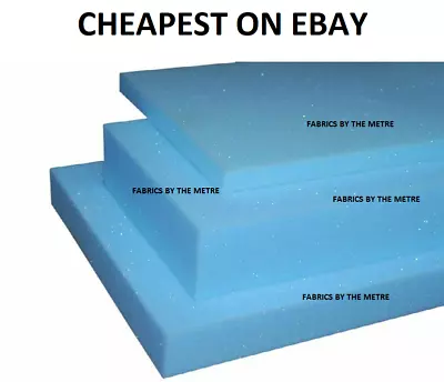 £6.95 • Buy High Density Upholstery Foam Seat Cushions Replacement For Sofa, Chair Pads