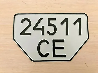Car License Plate For Trailer Tractor Loader Vintage Soviet USSR Car Numbers • $20