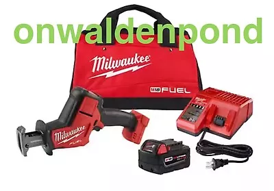 MILWAUKEE GENUINE 2719-21 M18 FUEL HACKZALL KIT W/ 5.0AH BATTERY CHARGER BAG NEW • $181.95