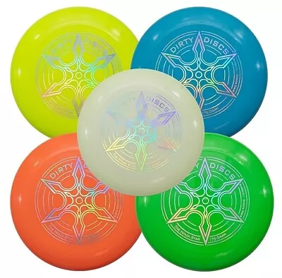 Dirty Discs Super Fly Frisbee - The Ninja Star 175g (Flying Sports Disc) • £12.94