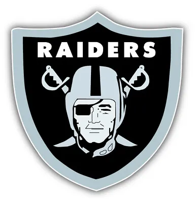 Oakland Raiders NFL Football Logo Sport Car Bumper Sticker Decal  SIZES  • $3.75