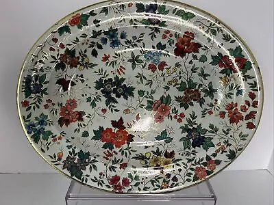 Daher Decorated Ware Tray 11101 Floral Platter Plate • $9.50