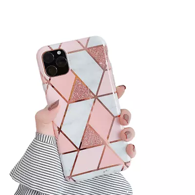 $11.90 • Buy For IPhone 13 12 11 14 Pro Max 7 8 Plus SE XR X XS Marble Shockproof Case Cover