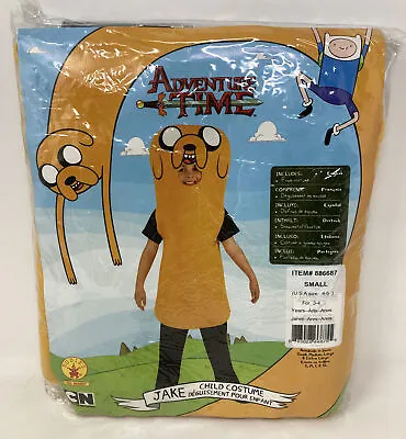$24.99 • Buy Rubie's Adventure Time Jake The Dog Child Costume SMALL 4-6 Foam Costume NEW