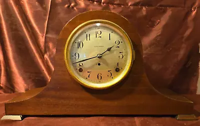 Antique Seth Thomas 8 Day Mantle Tambour Clock Not Running No Key • $20