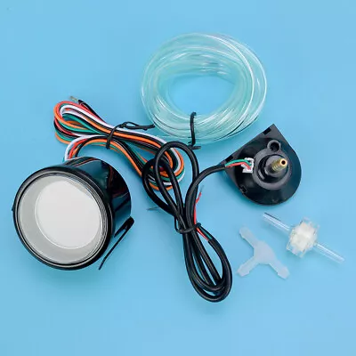 2  52mm 0-35PSI Car Digital LCD EVO Turbo Boost Gauge Pressure Meter Sensor Kit • $54.78