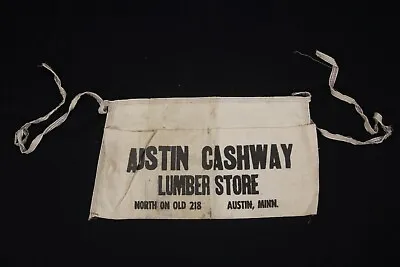 Vintage Nail Apron Austin Minnesota Cashway Lumber Store North On Old 218 • $19.95