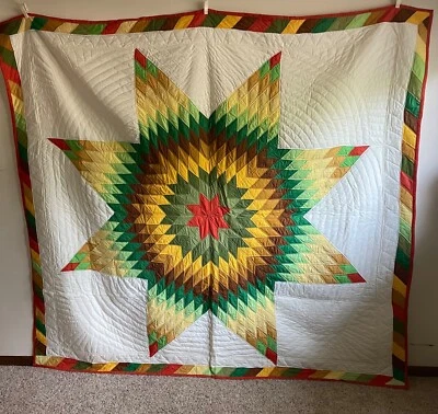 $200 • Buy Vintage Handmade Quilt - Lonestar  Pattern