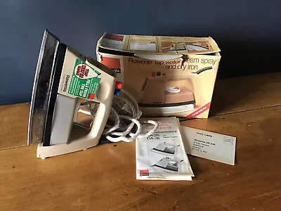 £17 • Buy Rowenta DA-26 Vintage Electric Steam Iron In Original Box With Instructions