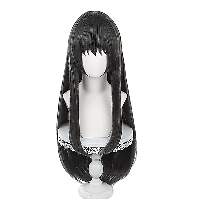 Akemi Homura Cosplay Wig Puella Magi Madoka Magica Black Long Straight Hair Wig • $27.99