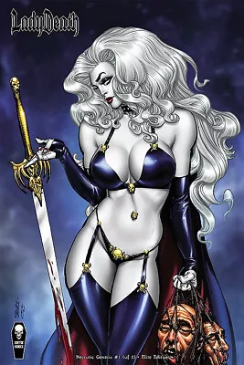 £46.99 • Buy Coffin Lady Death Necrotic Genesis #1 Bart Sears Elite Edit. Sign Pulido + Cert