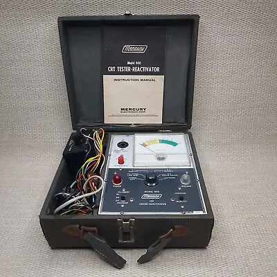 Vintage Mercury 800 CRT Tester Reactivator PARTS/NOT WORKING TV Picture Tube • $29.84