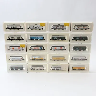 Lot Of 20 Marklin Mini-Club Z Mixed Refrigerated Trolley Cars LNIB - USA Seller • $274.99