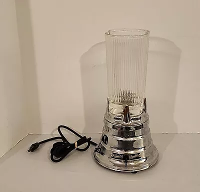 Vintage WARING Model 702 Chrome PYREX Glass Blender. Works! No Lid • $35